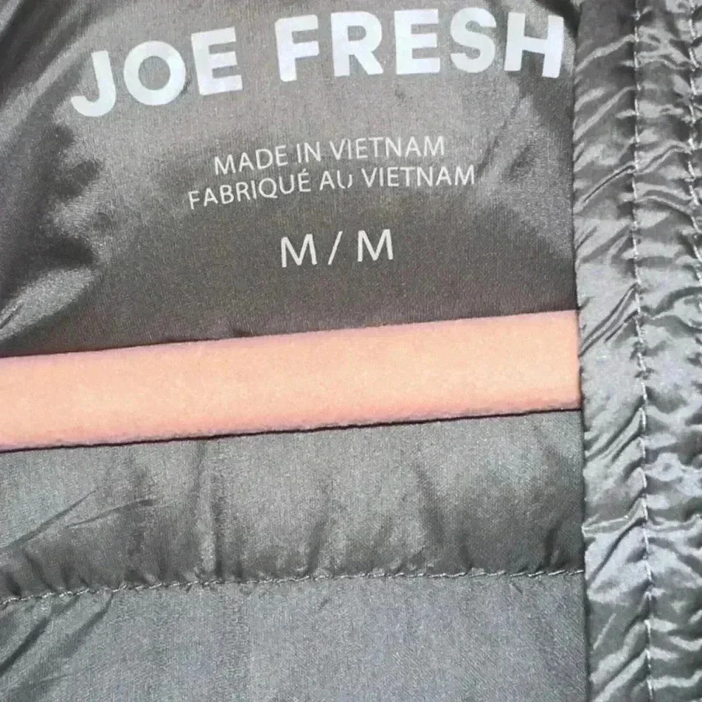 Medium JOE FRESH Gray Hooded Puffer Coat - Picture 5 of 14